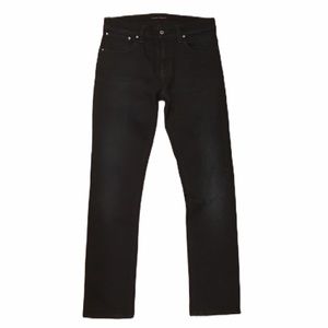 Nudie Jeans Mens Black Slim Skinny Jeans